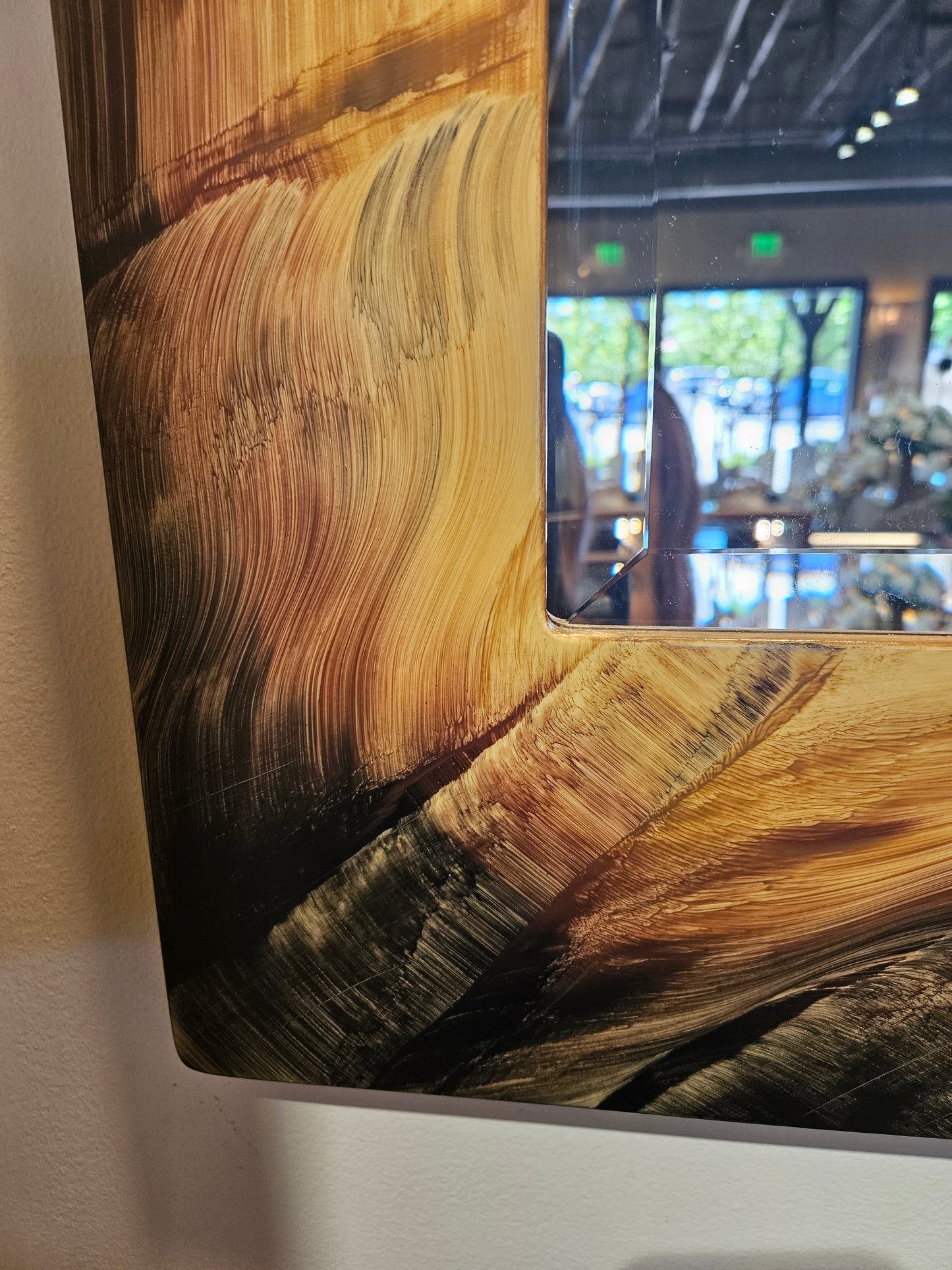 Hand Painted 24 x 30" Eclipse Mirror