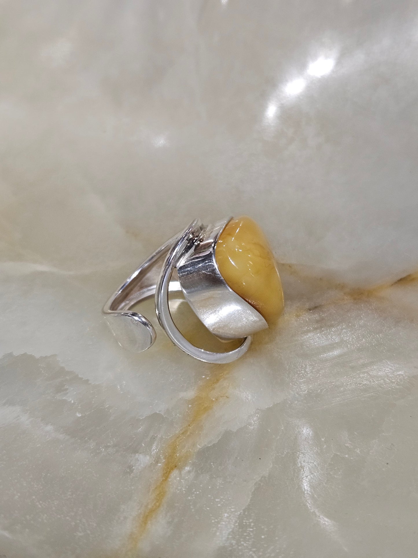 Butterscotch Amber Ring