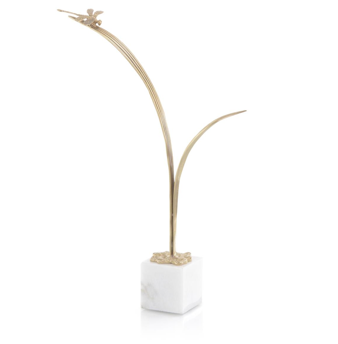 Dragonfly on Lemongrass - Brass
