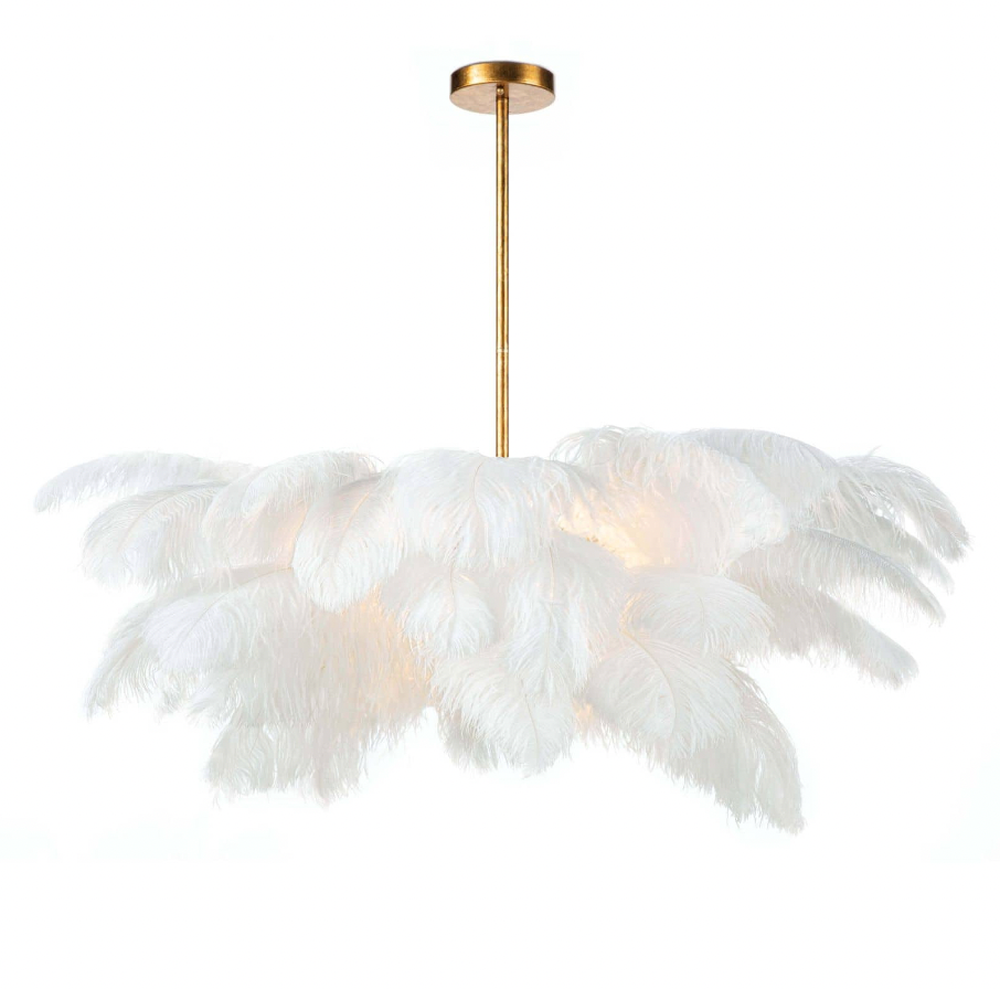 Josephine Feather Chandelier