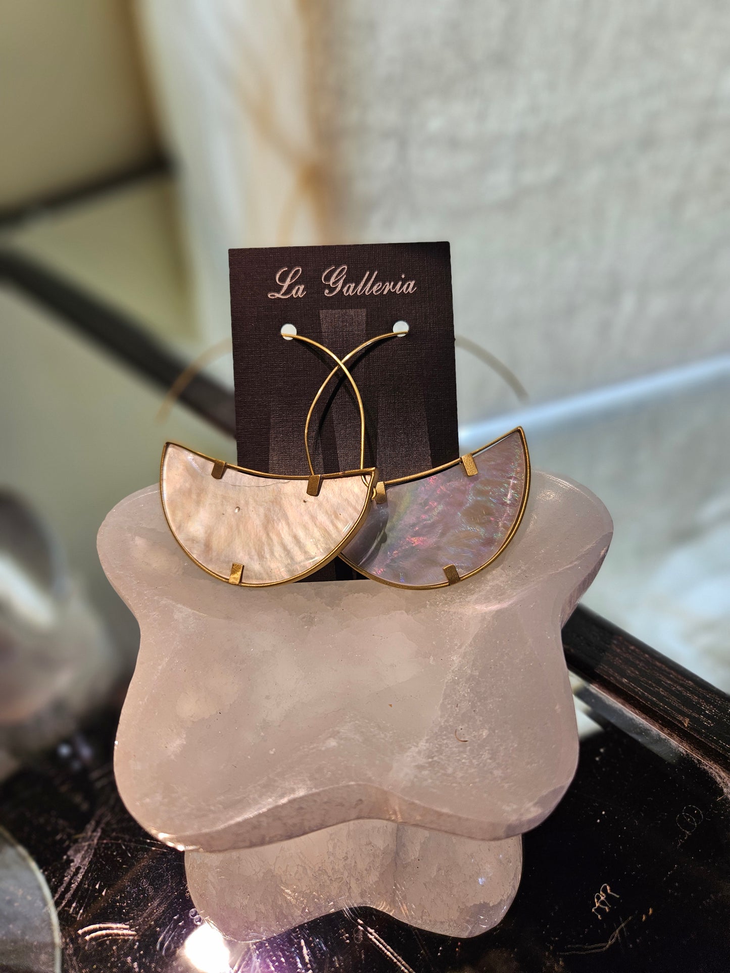 Layla Mother of Pearl Earrings