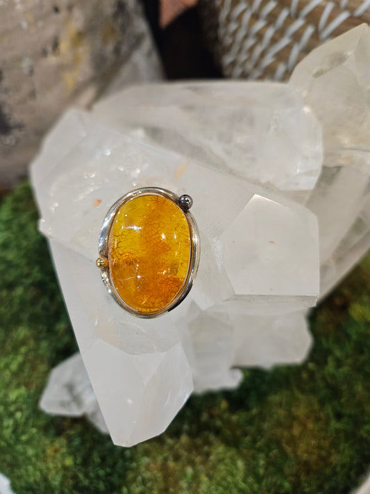 Baltic Amber Ring