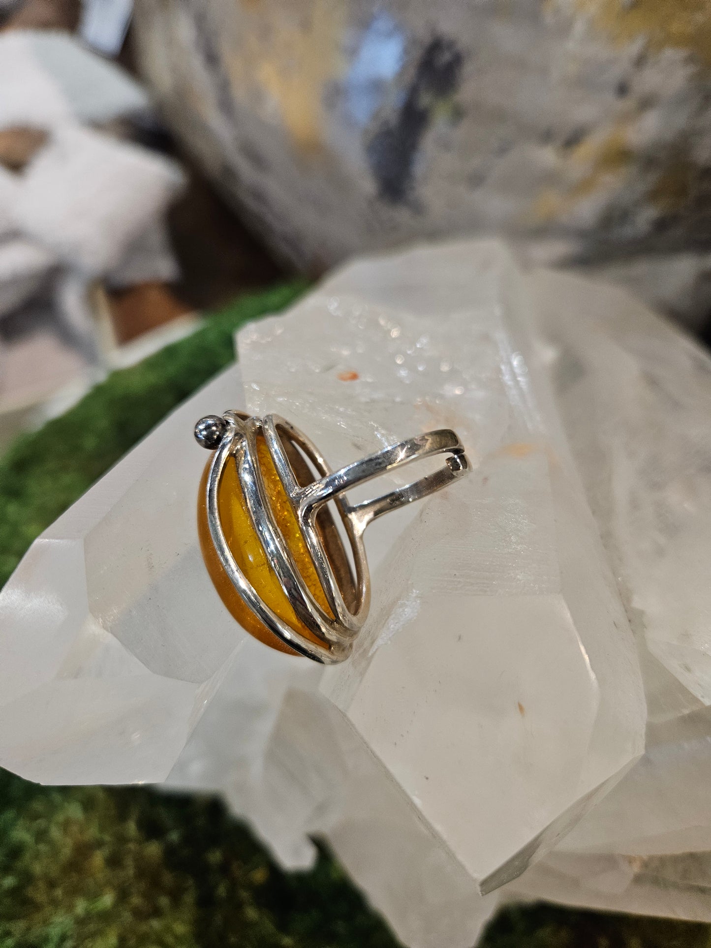 Baltic Amber Ring