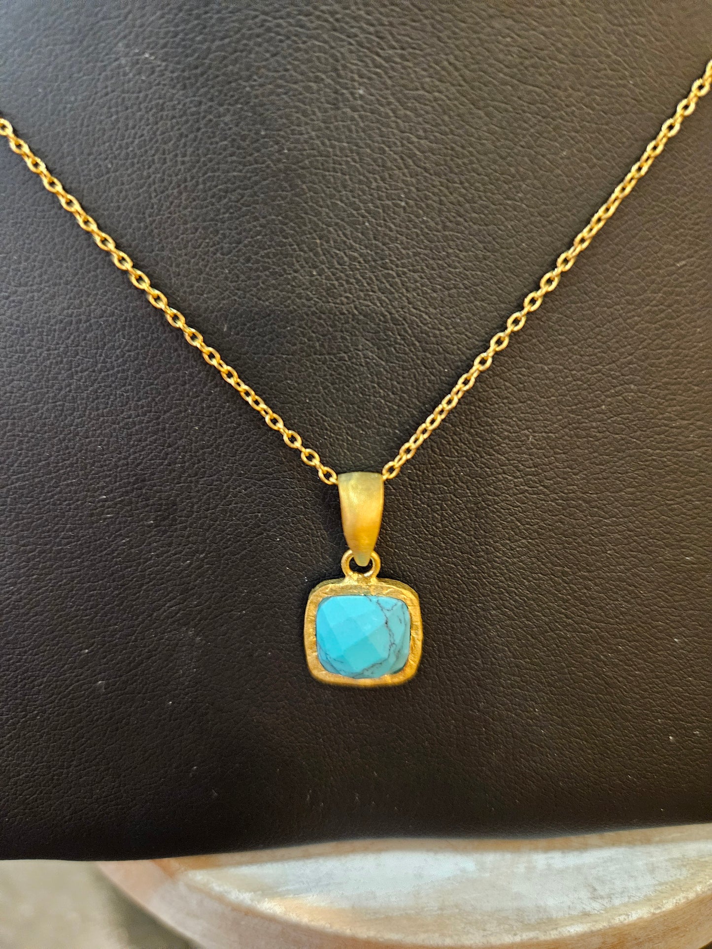 Turquoise & Gold Necklace