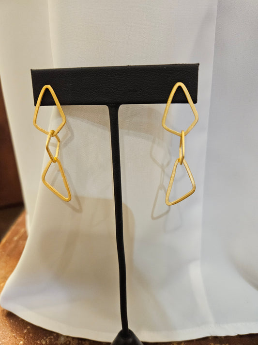 Gold Geometric Earrings