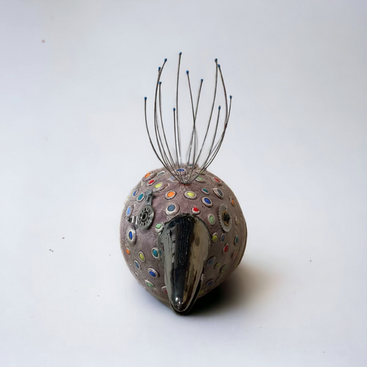 Dottie the Bird - Clay & Metal Art