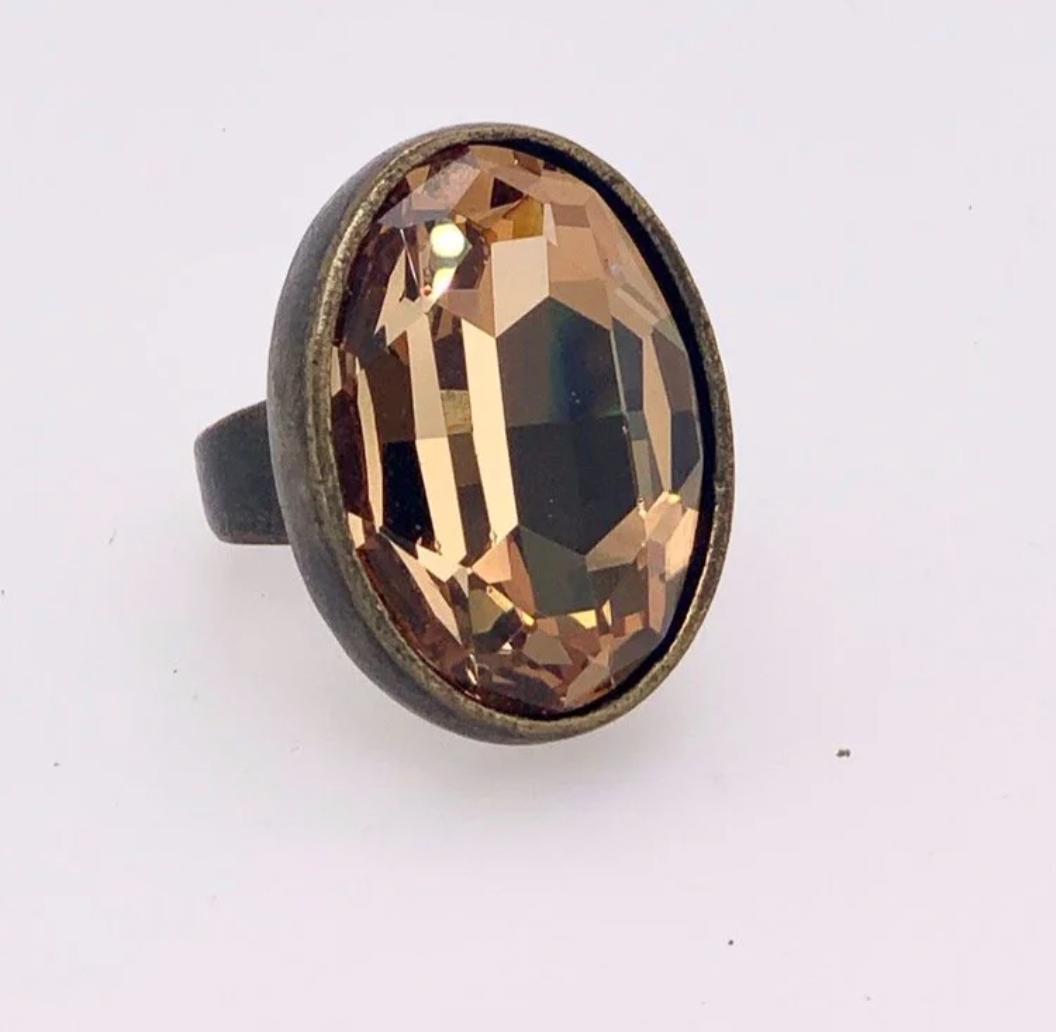 Topaz Crystal Ring