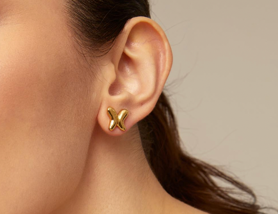 Gold Butterfly Earrings - UNO