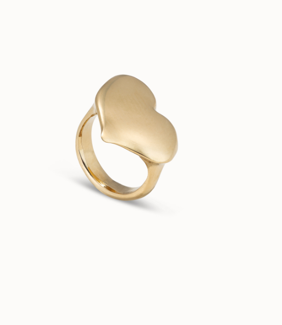 Gold Heart Ring - UNO