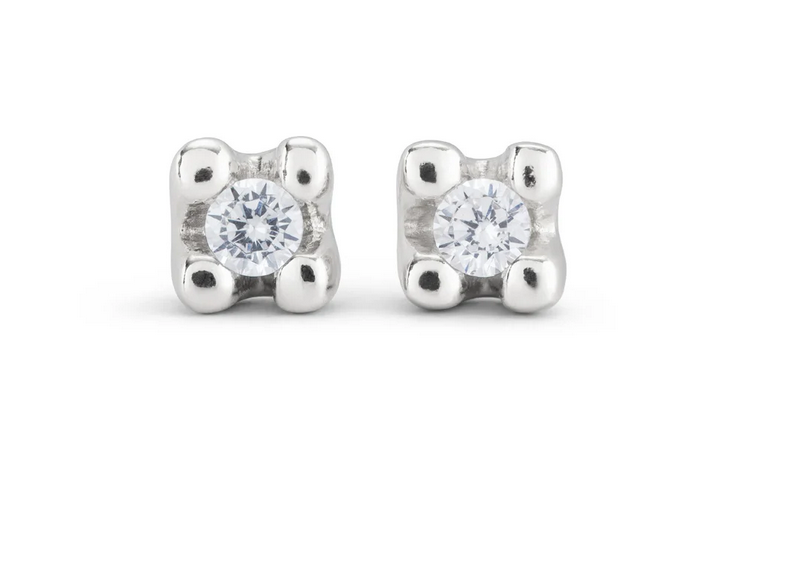 Sterling Silver & Cubic Zirconia Studs